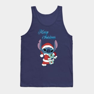 Merry Christmas Stitch Tank Top